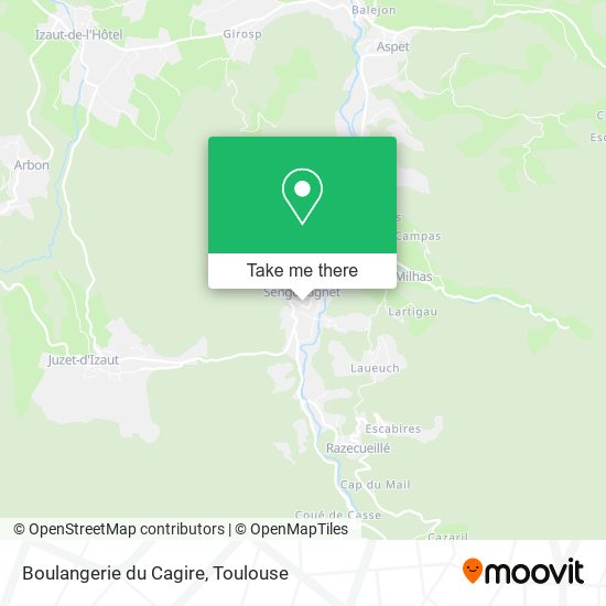 Boulangerie du Cagire map