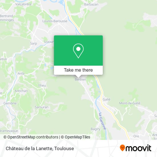 Château de la Lanette map