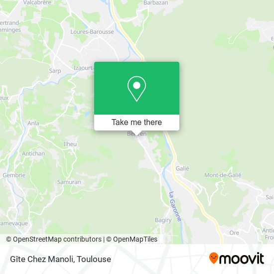 Gîte Chez Manoli map