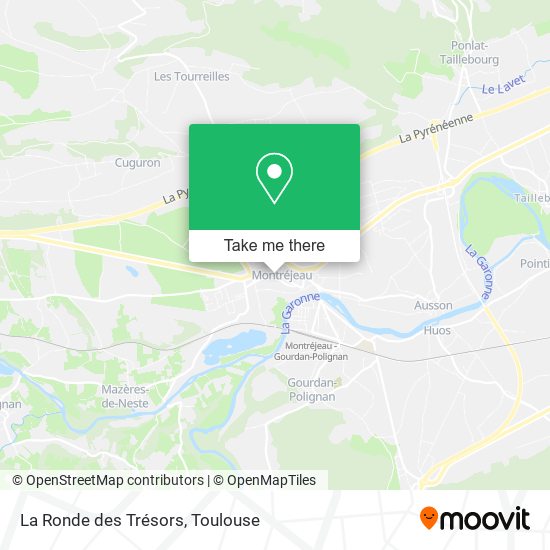 La Ronde des Trésors map