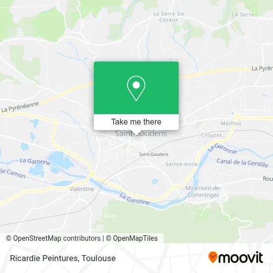 Ricardie Peintures map