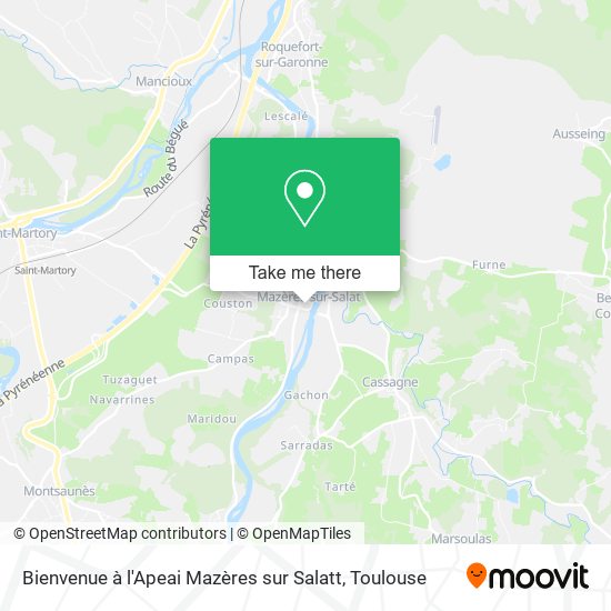 Bienvenue à l'Apeai Mazères sur Salatt map
