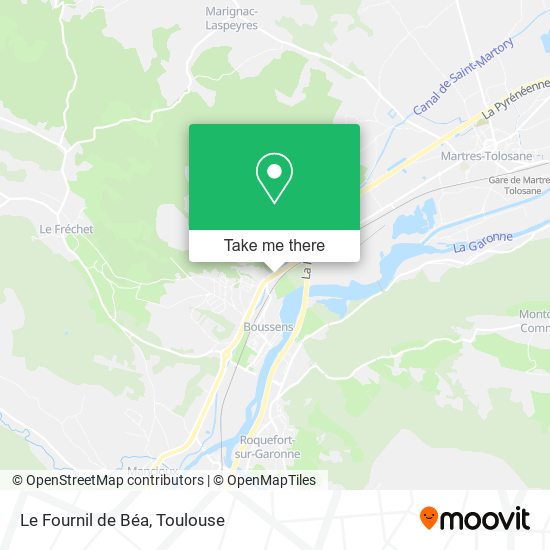 Le Fournil de Béa map