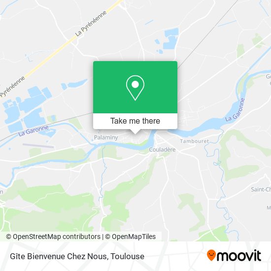 Gîte Bienvenue Chez Nous map