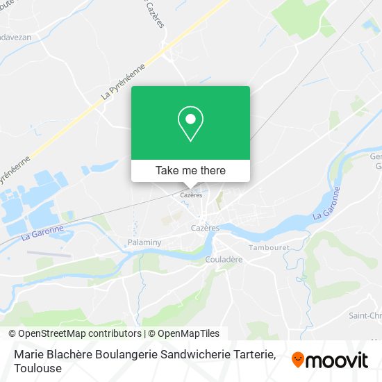 Marie Blachère Boulangerie Sandwicherie Tarterie map