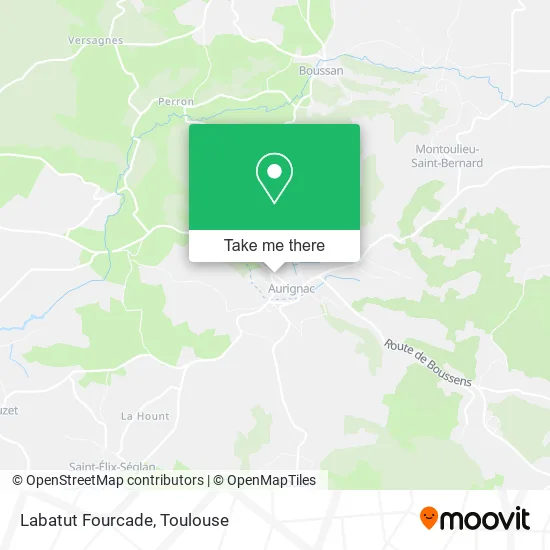 Labatut Fourcade map