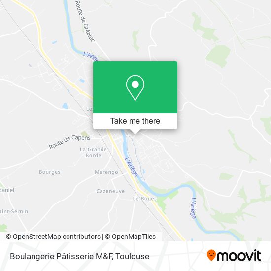 Boulangerie Pâtisserie M&F map