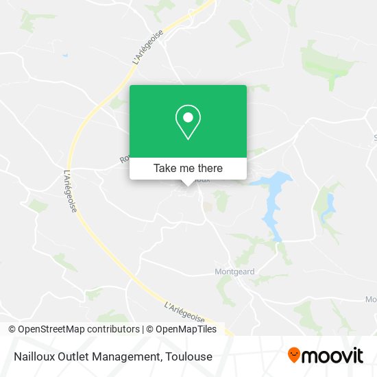 Nailloux Outlet Management map
