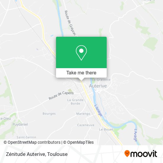 Zénitude Auterive map