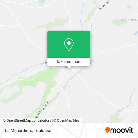 La Ménardière map