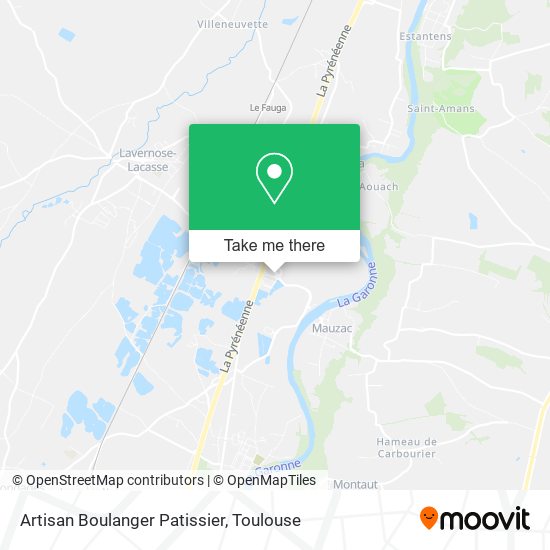 Artisan Boulanger Patissier map