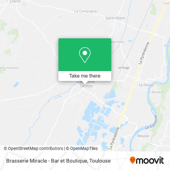 Brasserie Miracle - Bar et Boutique map