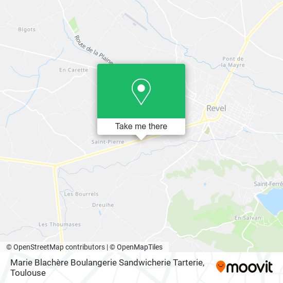 Marie Blachère Boulangerie Sandwicherie Tarterie map