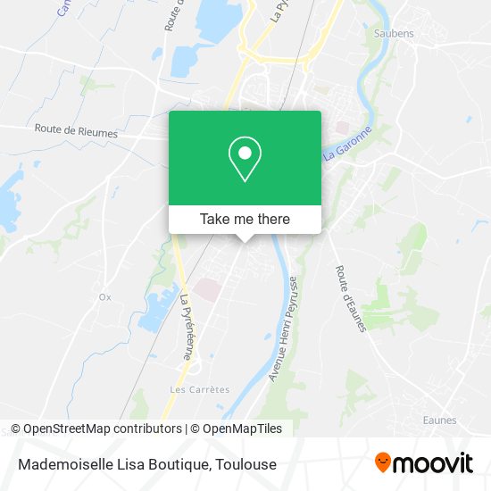 Mademoiselle Lisa Boutique map