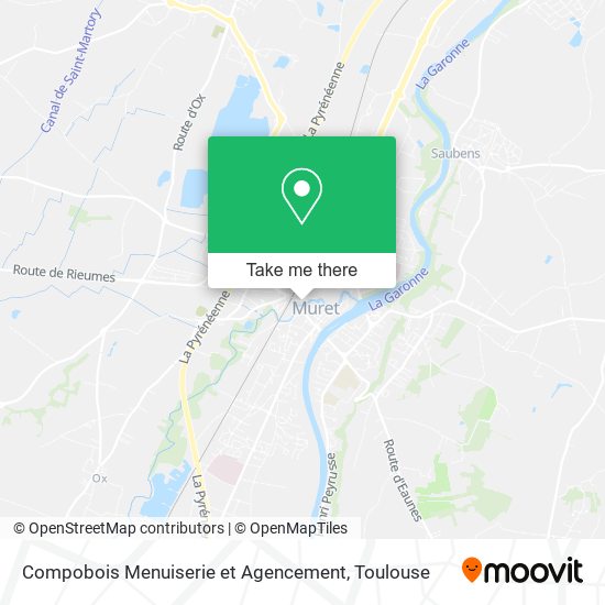 Compobois Menuiserie et Agencement map