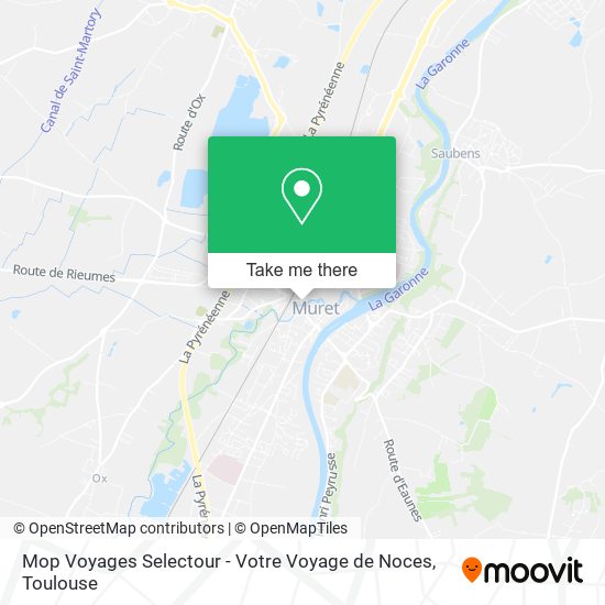 Mop Voyages Selectour - Votre Voyage de Noces map