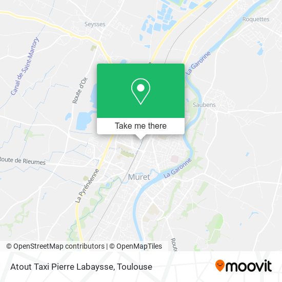 Atout Taxi Pierre Labaysse map