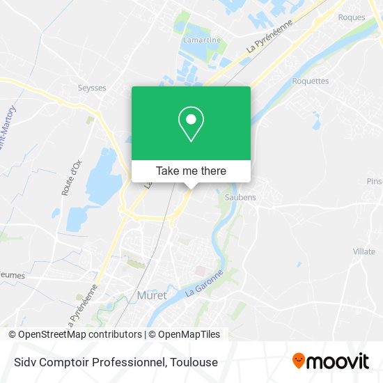 Sidv Comptoir Professionnel map