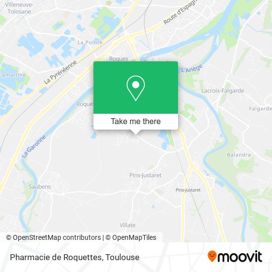 Pharmacie de Roquettes map
