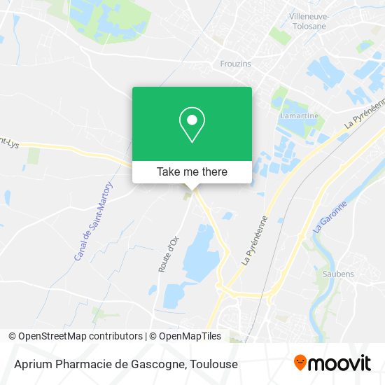 Aprium Pharmacie de Gascogne map