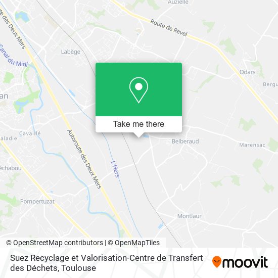 Suez Recyclage et Valorisation-Centre de Transfert des Déchets map