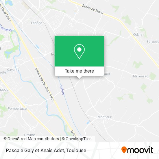 Pascale Galy et Anais Adet map