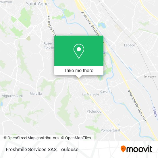 Mapa Freshmile Services SAS