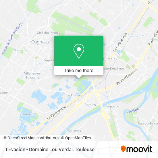 L'Évasion - Domaine Lou Verdaï map
