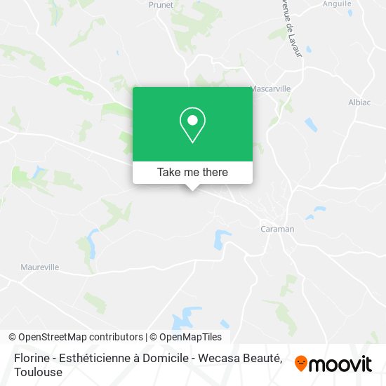 Florine - Esthéticienne à Domicile - Wecasa Beauté map