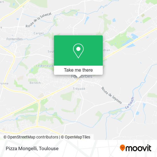 Mapa Pizza Mongelli