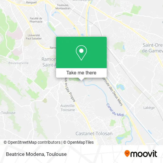 Beatrice Modena map