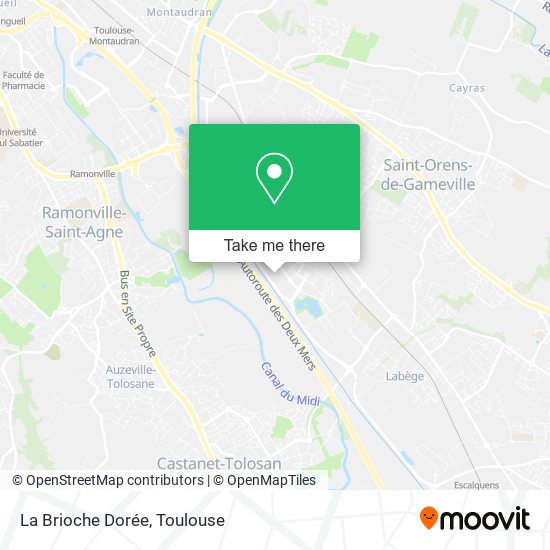 La Brioche Dorée map