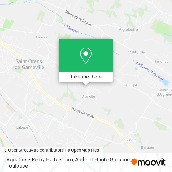 Aquatiris - Rémy Halté - Tarn, Aude et Haute Garonne map
