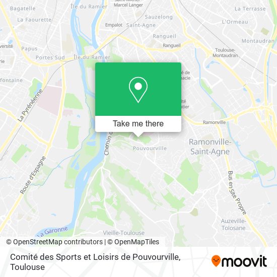 Comité des Sports et Loisirs de Pouvourville map