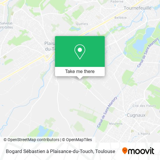 Bogard Sébastien à Plaisance-du-Touch map