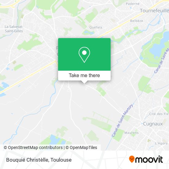 Bouquié Christèlle map