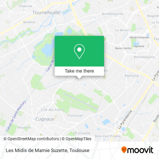 Les Midis de Mamie Suzette map