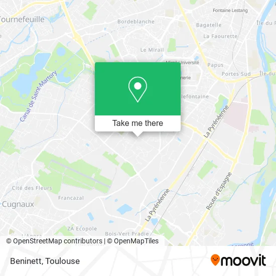 Beninett map