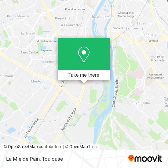 La Mie de Pain map