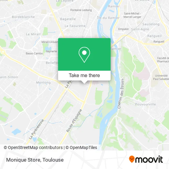 Monique Store map