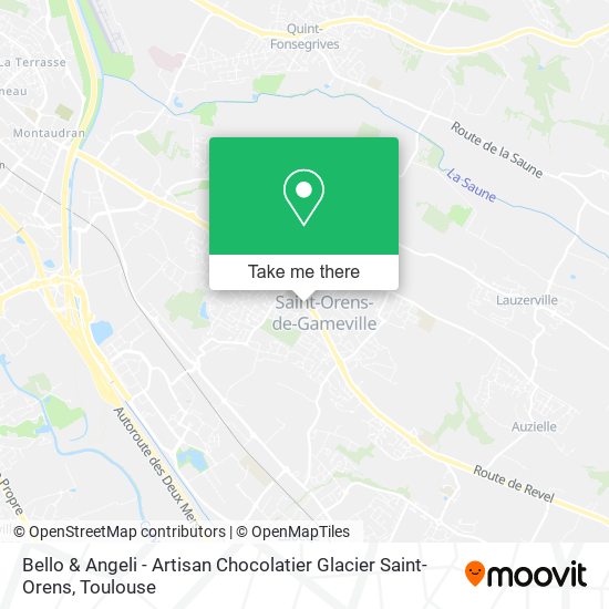 Bello & Angeli - Artisan Chocolatier Glacier Saint-Orens map