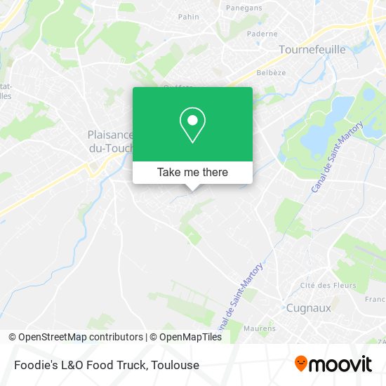Foodie's L&O Food Truck map