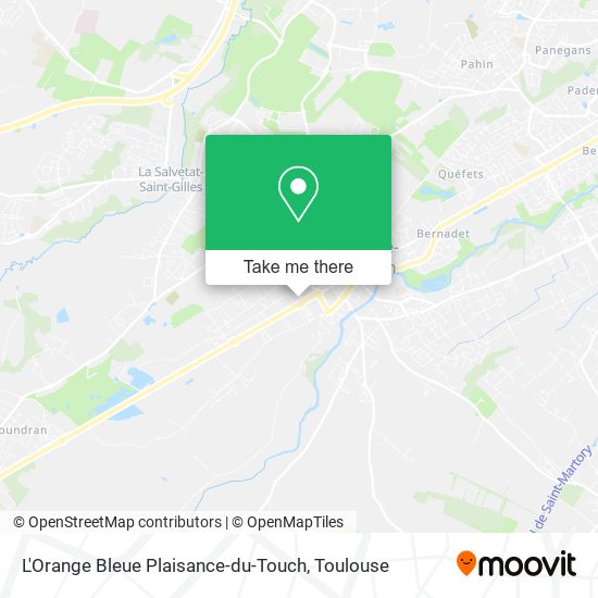 L'Orange Bleue Plaisance-du-Touch map