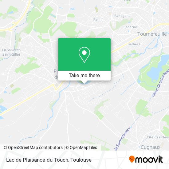 Lac de Plaisance-du-Touch map
