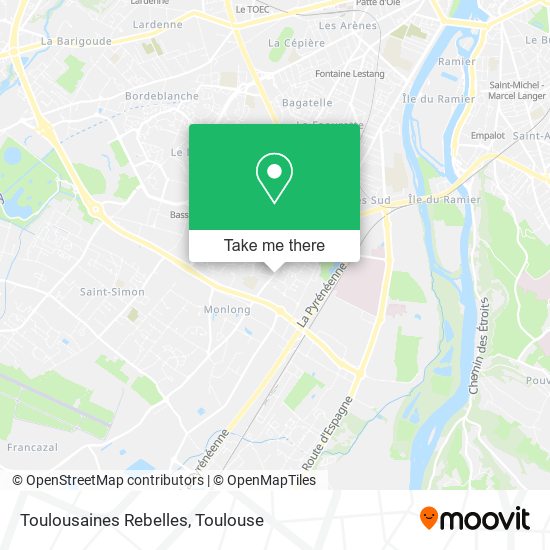 Toulousaines Rebelles map