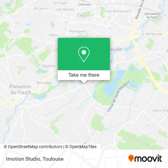 Imotion Studio map