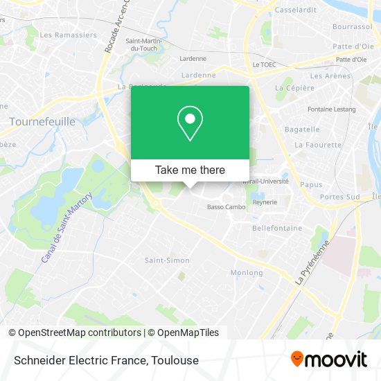 Schneider Electric France map