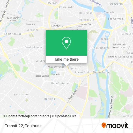 Transit 22 map