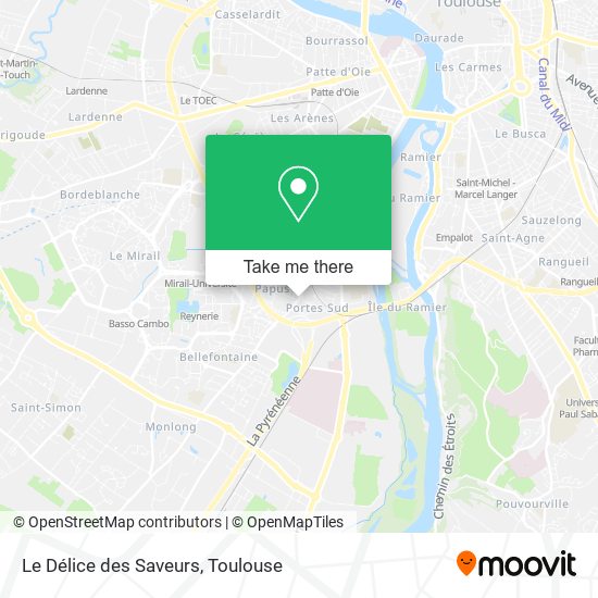 Le Délice des Saveurs map