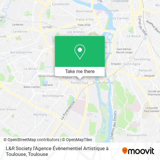 L&R Society l'Agence Évènementiel Artistique à Toulouse map